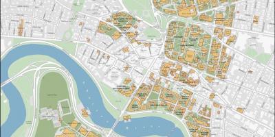 Harvard university campus zemljevid