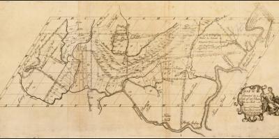 Zemljevid kolonialna Boston